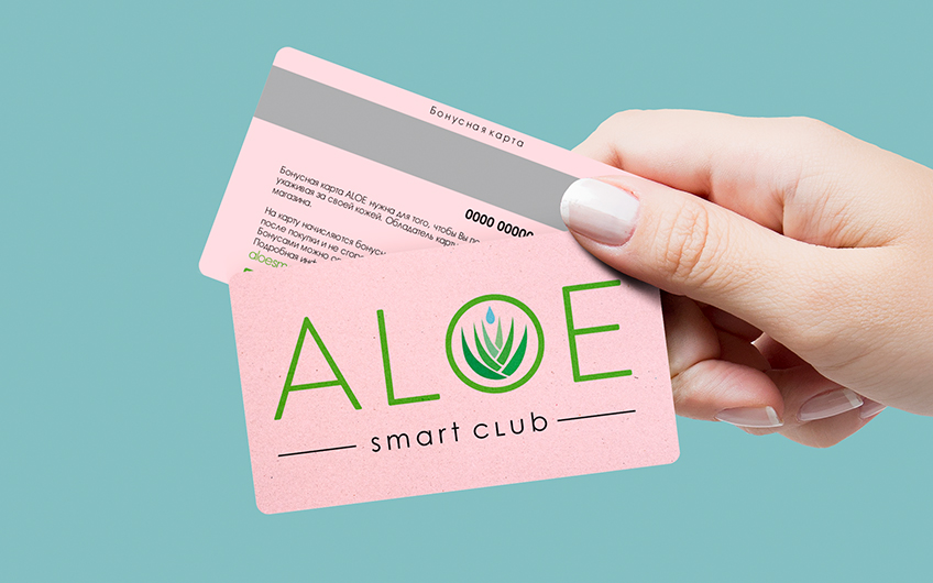 Бонусная карта ALOESMART для приятных покупок!